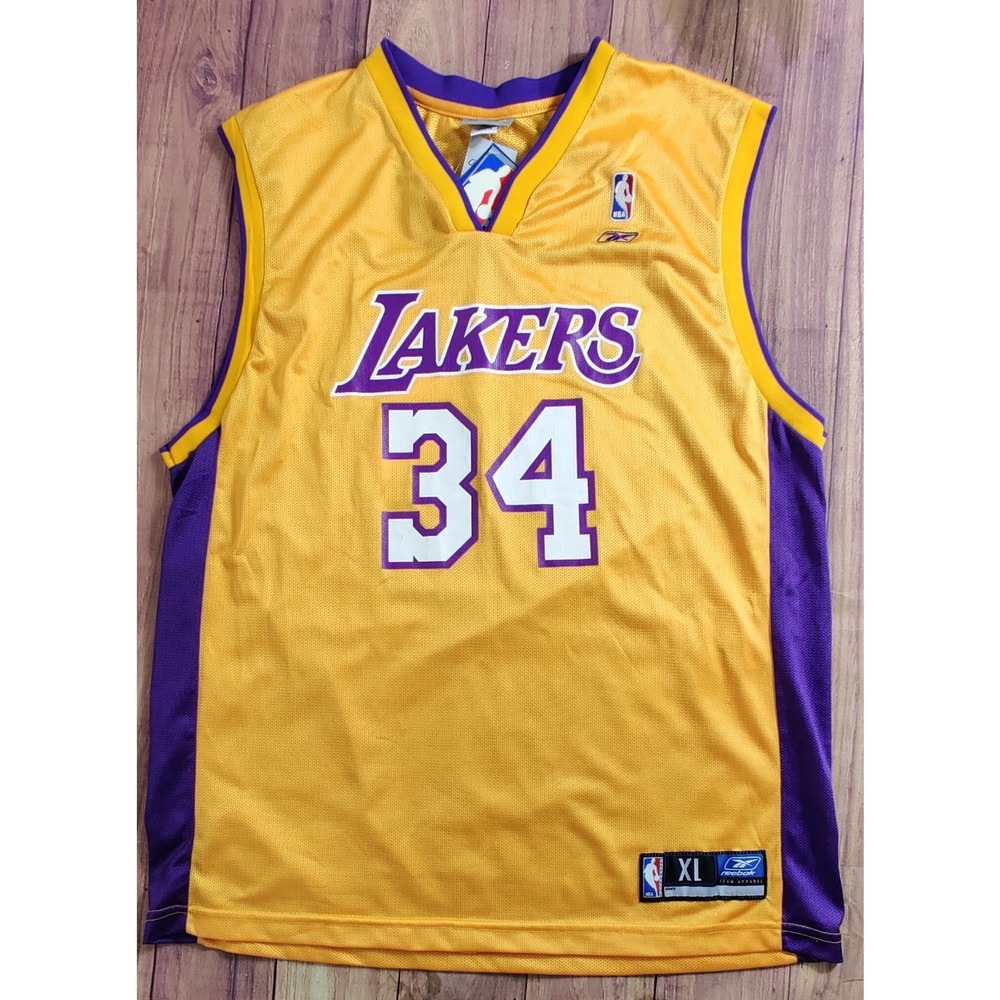 NEW SHAQUILLE O'NEAL LA LAKERS JERSEY REEBOK XL